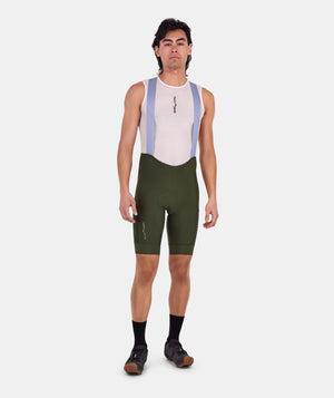 Santini Cargo Gravel Bibshorts Herre Militær Grøn