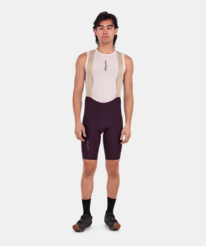 Santini Cargo Gravel Bibshorts Herre Burgundy