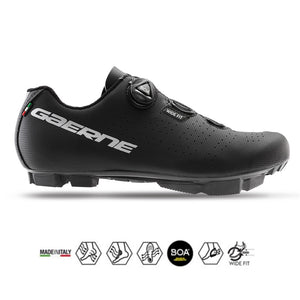 Gaerne G.Trial Gravel/MTB Cykelsko Mat Sort WF