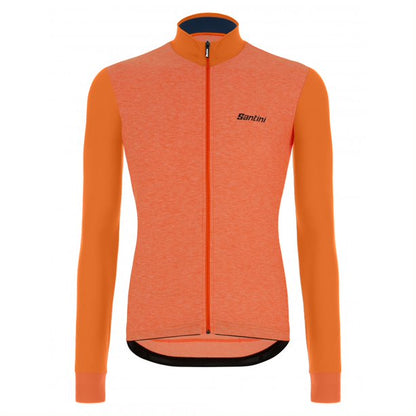 Santini Colore Puro LS Jersey Herre Fluo