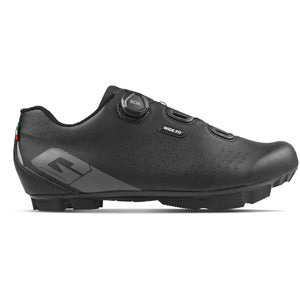 Gaerne G.Trail+ Gravel/MTB Wide Fit cykelsko - Mat Sort
