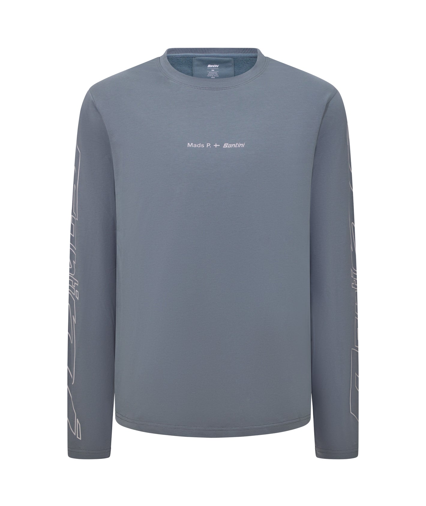 Santini + MADS P. langærmet T-Shirt unisex - Grå