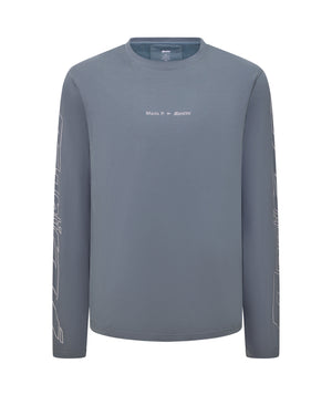 Santini + MADS P. langærmet T-Shirt unisex - Grå