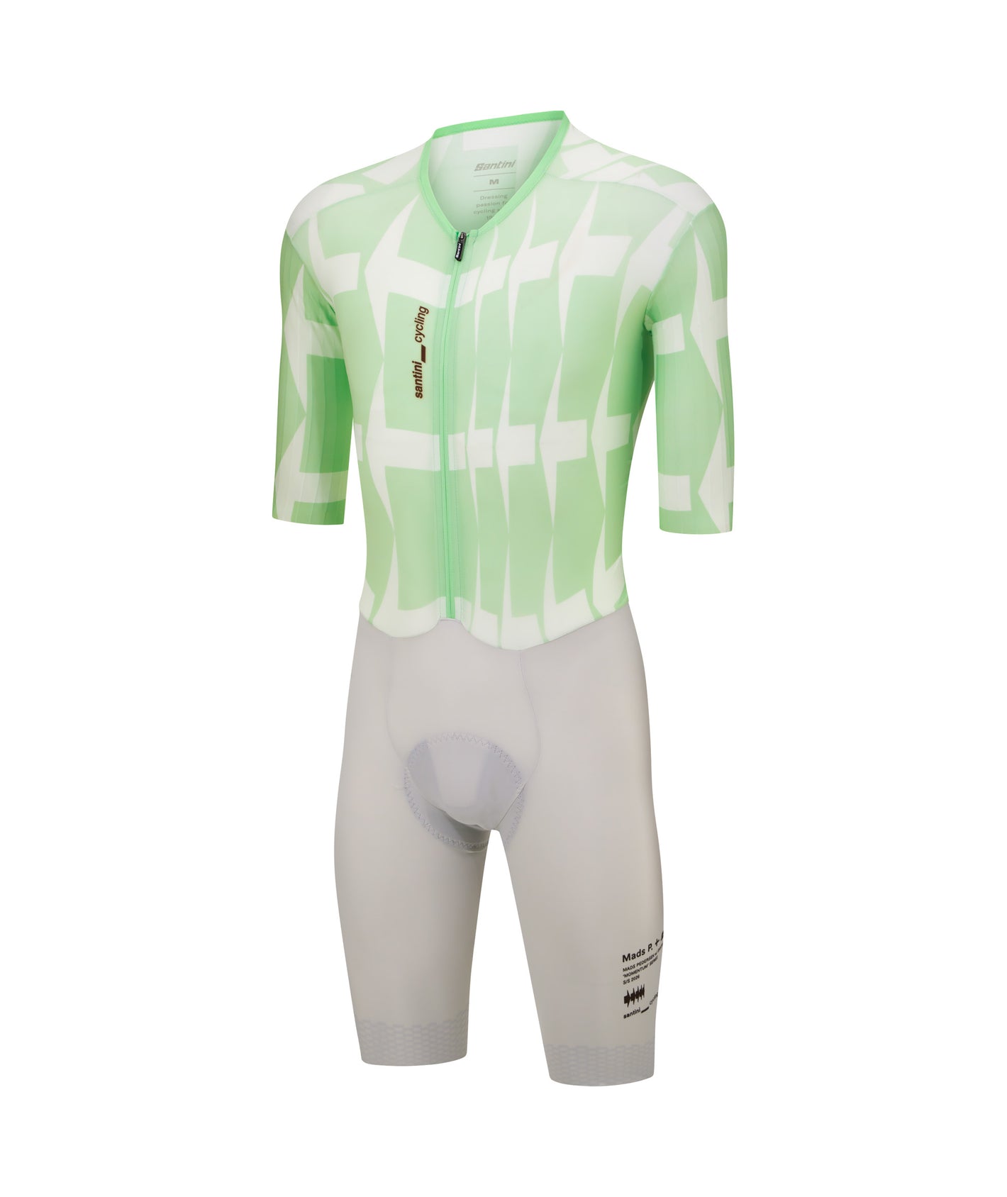 Santini + MADS P. speedsuit herre - Mint