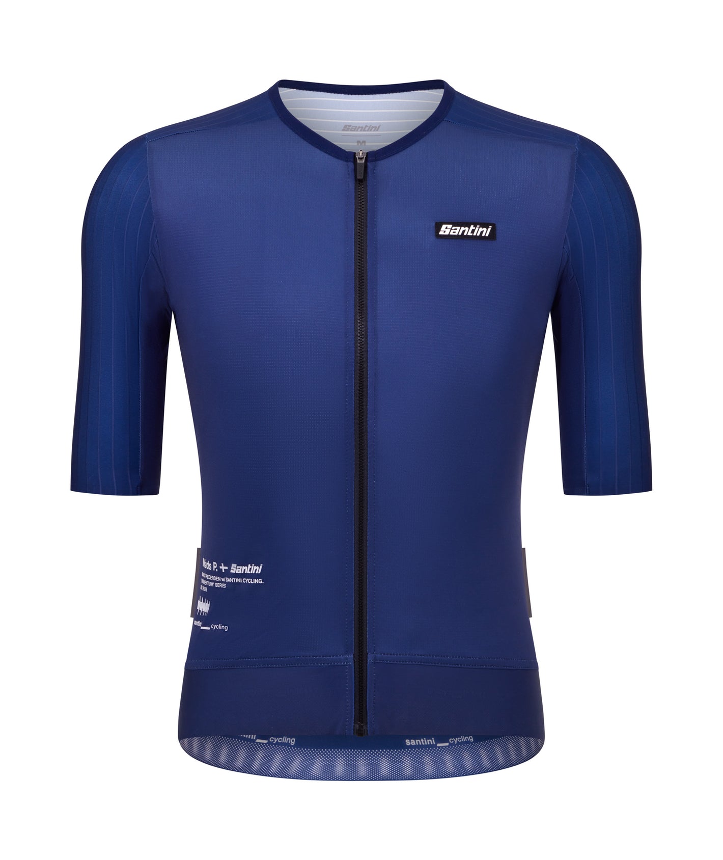 Santini + MADS P. Aero Race kortærmet cykeltrøje unisex - Navy