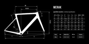 De Rosa Merak Disc | R8170 Di2 | Carbon Wind 42 | ACF 48 / BR52,9 (Rytterhøjde 169-177 cm)