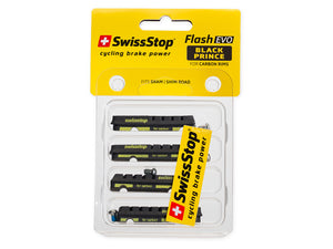 Swissstop Flash Evo Black Prince Carbon Shimano 4 stk/sæt