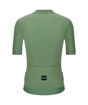 Santini Ready To Ride kortærmet cykeltrøje unisex - Salvie Grøn