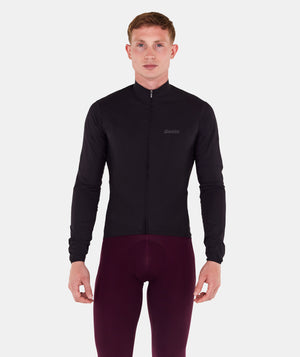 Santini Ready To Ride Unisex Vindjakke Sort
