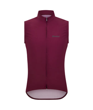 Santini Ready To Ride Unisex Block Vindvest Burgundy
