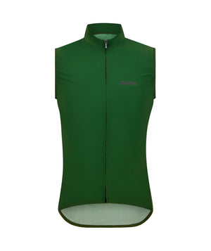 Santini Ready To Ride Unisex Block Vindvest Military Green