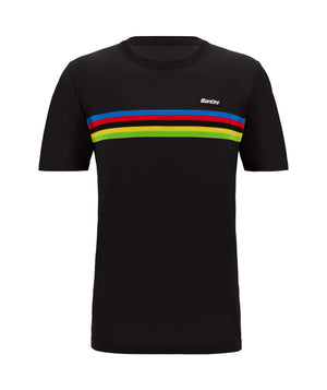 Santini UCI VM T-Shirt Sort