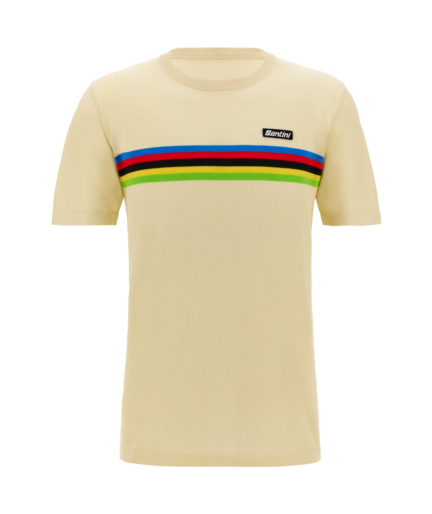 Santini UCI VM T-Shirt beige
