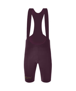 Santini Unico Edge bib-shorts herre - Burgundy