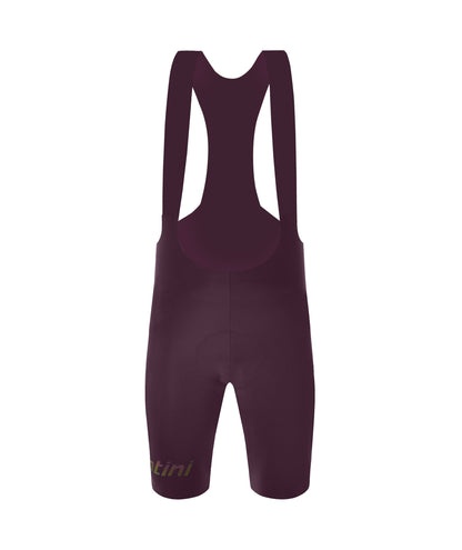 Santini Unico Edge bib-shorts herre - Burgundy