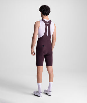 Santini Unico Edge bib-shorts herre - Burgundy
